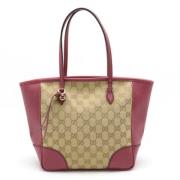 Gucci Vintage Pre-owned Canvas totevskor Beige, Dam