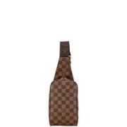 Louis Vuitton Vintage Pre-owned Canvas axelremsvskor Brown, Dam