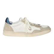 Elia Maurizi Vintage Mocka Sneaker med Metall Detaljer Multicolor, Dam