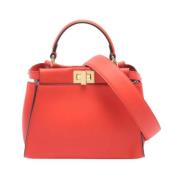 Fendi Vintage Pre-owned Laeder fendi-vskor Red, Dam