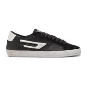 Diesel S-Leroji Low Lädersneakers Black, Herr