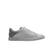 Jimmy Choo Grå Ombre Läder Sneakers Diamond Gray, Herr