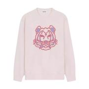 Kenzo Rosa Tiger Sweatshirt Pink, Dam