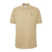 Lacoste Klassisk Bomullspolo Beige, Herr