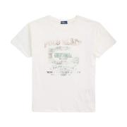 Ralph Lauren Vit T-shirt med tryck White, Dam