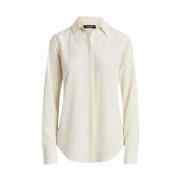 Ralph Lauren Blouse White, Dam