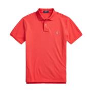 Ralph Lauren Röd polotröja Custom Slim Fit Red, Herr