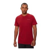 Tommy Jeans Ekologisk Bomull Logo T-shirt - Slim Fit Red, Herr