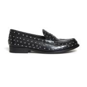 Tory Burch Svart Stud Loafer Klassisk Stil Black, Dam