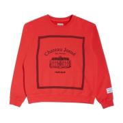 Gallery Dept. Röd 'Musique' Crewneck med Chateau Josué Red, Herr