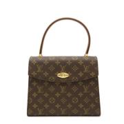 Louis Vuitton Vintage Pre-owned Canvas handvskor Brown, Dam