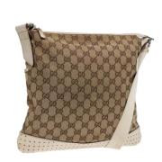 Gucci Vintage Pre-owned Canvas gucci-vskor Beige, Dam