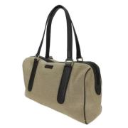 Gucci Vintage Pre-owned Canvas gucci-vskor Beige, Dam