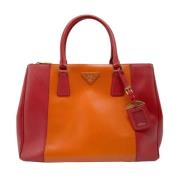 Prada Vintage Pre-owned Laeder axelremsvskor Orange, Dam