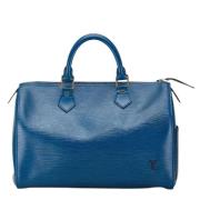 Louis Vuitton Vintage Pre-owned Laeder louis-vuitton-vskor Blue, Dam