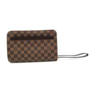 Louis Vuitton Vintage Pre-owned Canvas handvskor Brown, Dam