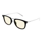 Saint Laurent Svart/Gul Solglasögon SL 753 SUN Black, Unisex