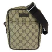 Gucci Vintage Pre-owned Canvas crossbodyvskor Beige, Dam