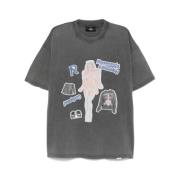 Represent Vintage Grafisk Tryck T-shirt Gray, Herr