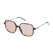 Zadig & Voltaire Rosa Acetat och Metall Solglasögon Multicolor, Dam