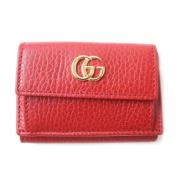 Gucci Vintage Pre-owned Laeder plnbcker Red, Dam