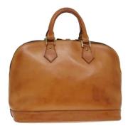 Louis Vuitton Vintage Pre-owned Laeder handvskor Beige, Dam