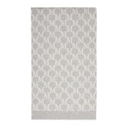 Max Mara Monogram Print Grå Scarf Gray, Dam