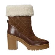 Ralph Lauren Dam Ankelboots av Lauren, Läder Brown, Dam