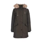 Ralph Lauren Parka med huva Green, Dam