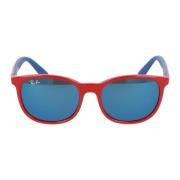 Ray-Ban Fyrkantig ram solglasögon RJ 9079S Red, Unisex