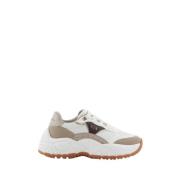 Armani Exchange Vita Sneakers Stiliga Bekväma Blandning White, Dam