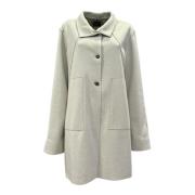 RefrigiWear Beige Jacka med Frontlogo Beige, Dam