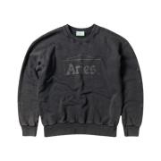 Aries Vintage Ancient Column Sweatshirt Black, Herr