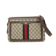 Gucci Vintage Pre-owned Plast axelremsvskor Beige, Dam