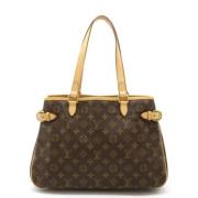 Louis Vuitton Vintage Pre-owned Tyg louis-vuitton-vskor Brown, Dam