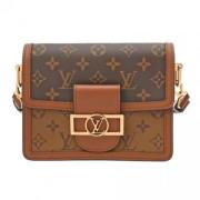 Louis Vuitton Vintage Pre-owned Canvas axelremsvskor Brown, Dam