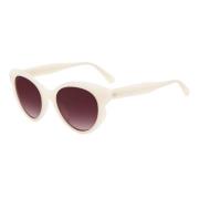 Kate Spade Vita Acetatsolglasögon för Kvinnor White, Dam