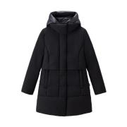 Woolrich Svart 2-i-1 Parka med vind- och vattenavvisande tyg Black, Da...