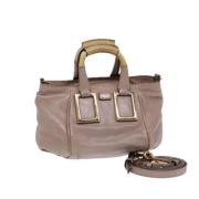 Chloé Pre-owned Pre-owned Laeder handvskor Beige, Dam