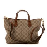 Gucci Vintage Pre-owned Canvas gucci-vskor Beige, Dam