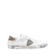 Philippe Model Vita Sneakers med Krokodiltryck White, Herr