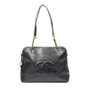 Chanel Vintage Pre-owned Laeder chanel-vskor Black, Dam