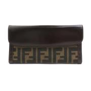 Fendi Vintage Pre-owned Canvas plnbcker Brown, Dam