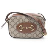 Gucci Vintage Pre-owned Canvas gucci-vskor Beige, Dam