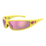 Chiara Ferragni Collection Gula/Rosa Solglasögon CF 7017/S Yellow, Dam