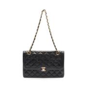 Chanel Vintage Pre-owned Laeder chanel-vskor Black, Dam