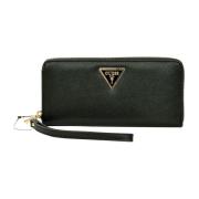 Guess Svart Plånbok med Laurel Design Black, Dam