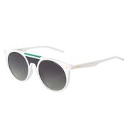 Polaroid Vit Unisex Solglasögon Acetat Stil White, Unisex