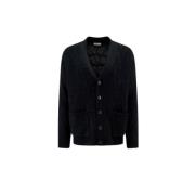 Valentino Svart Cruise Cardigan 100% Ull Black, Herr