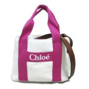 Chloé Pre-owned Pre-owned Bomull handvskor White, Dam